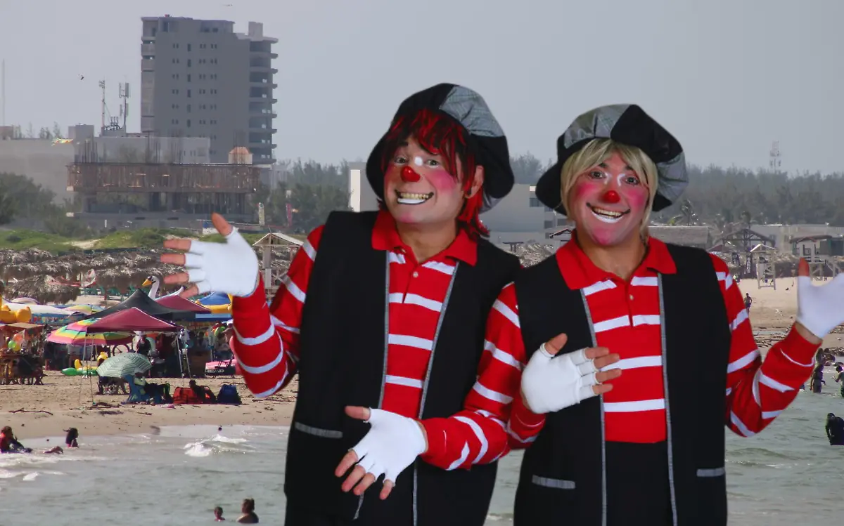 Los Chicharrines visitan Playa Miramar, recorrieron el Bulevar Costero en la zona conurbada de Tampico